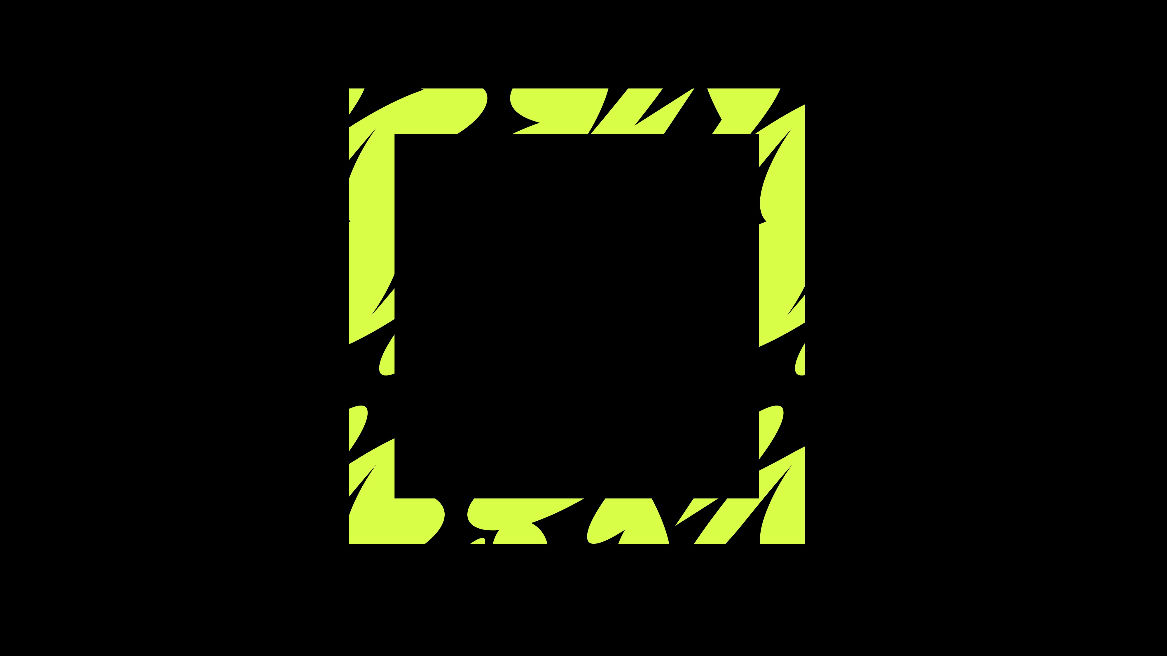 Graphic of a typography specimen showing the alphabet and numerals on top of a dark gray background.