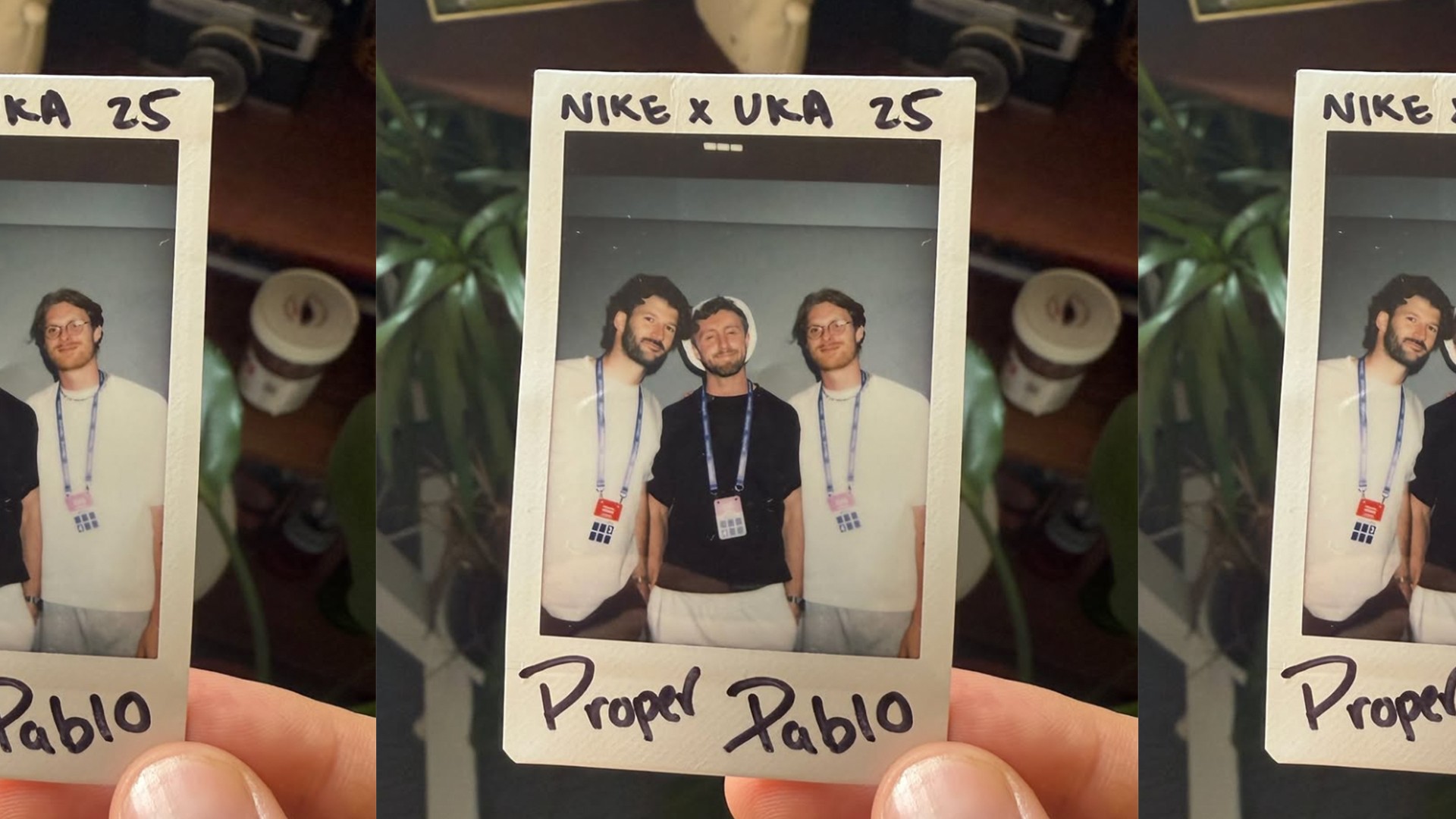 Graphic depicting UI-styled buttons with different categories of interior design items on top of an image of a modern interior living room.