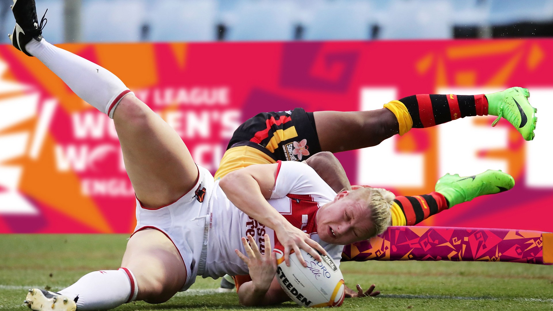 Graphic depicting UI-styled buttons with different categories of interior design items on top of an image of a modern interior living room.