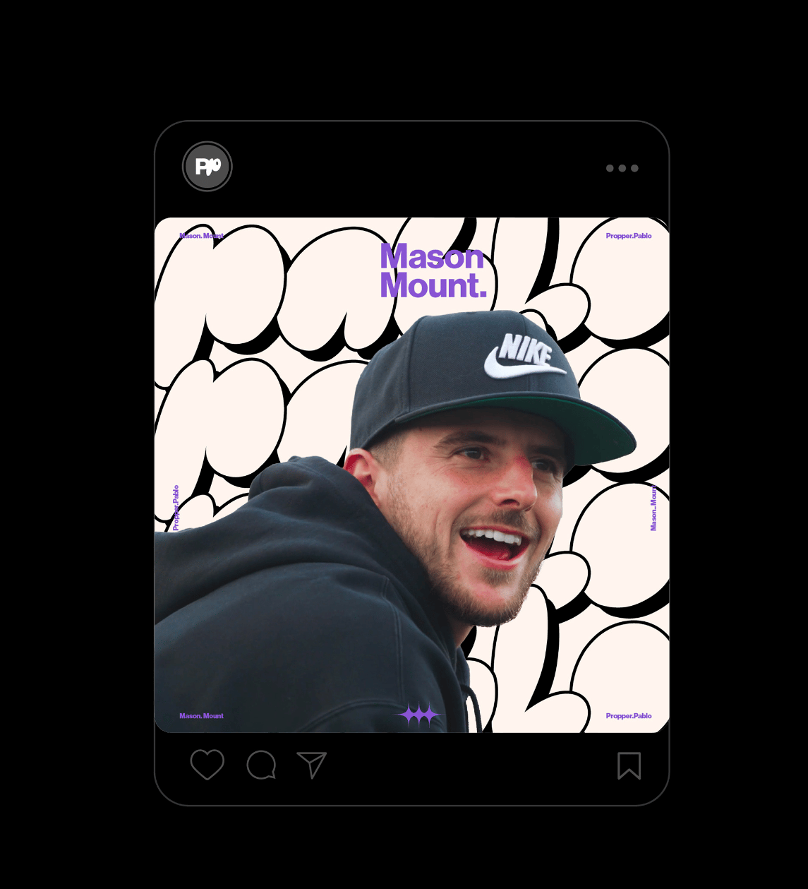 Graphic of a close up of a website depicting an Our Projects page with sample project names and dates.