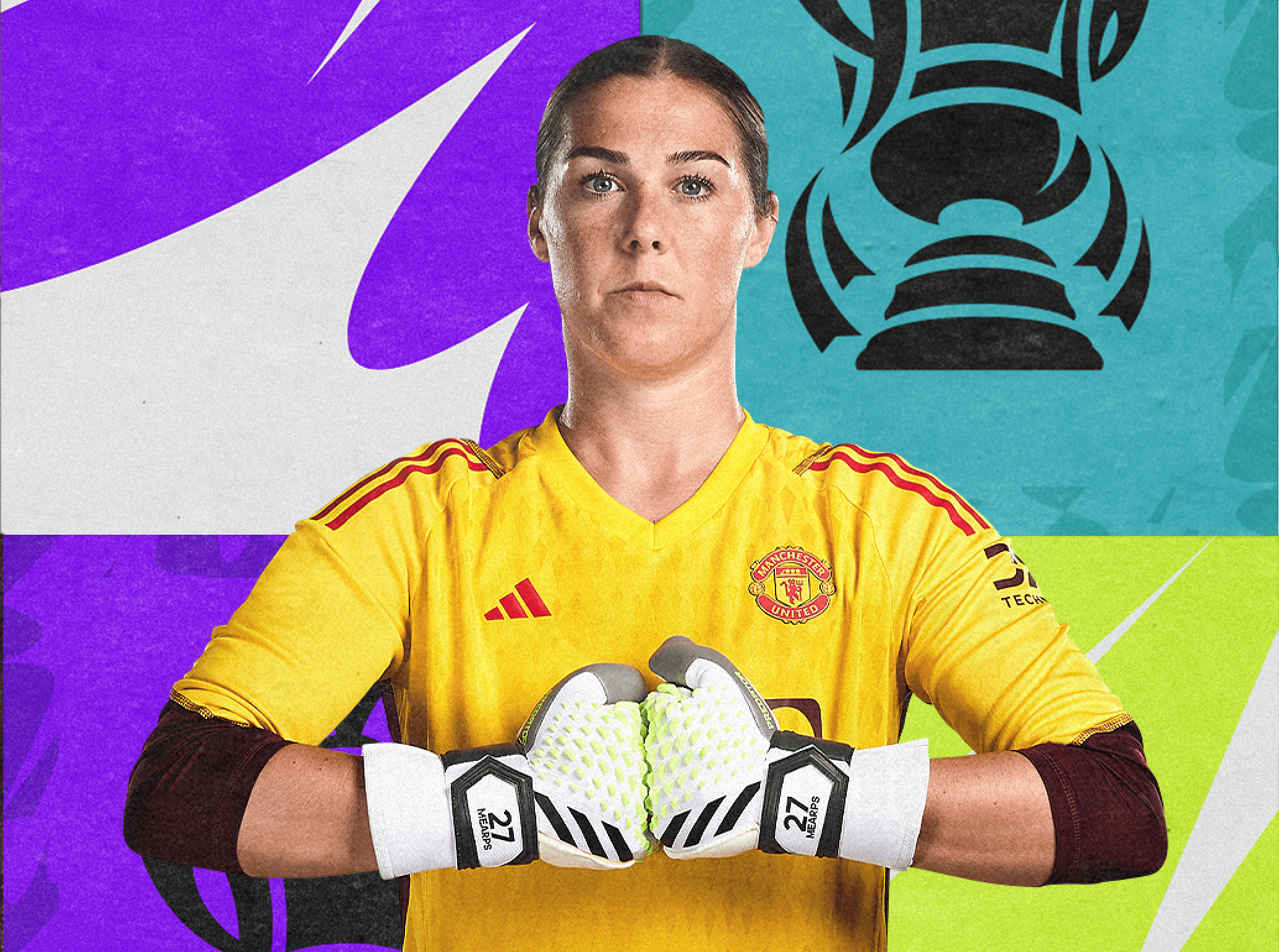 Graphic depicting a hexagonal cropped photo of an interior room design with grid lines along its borders.