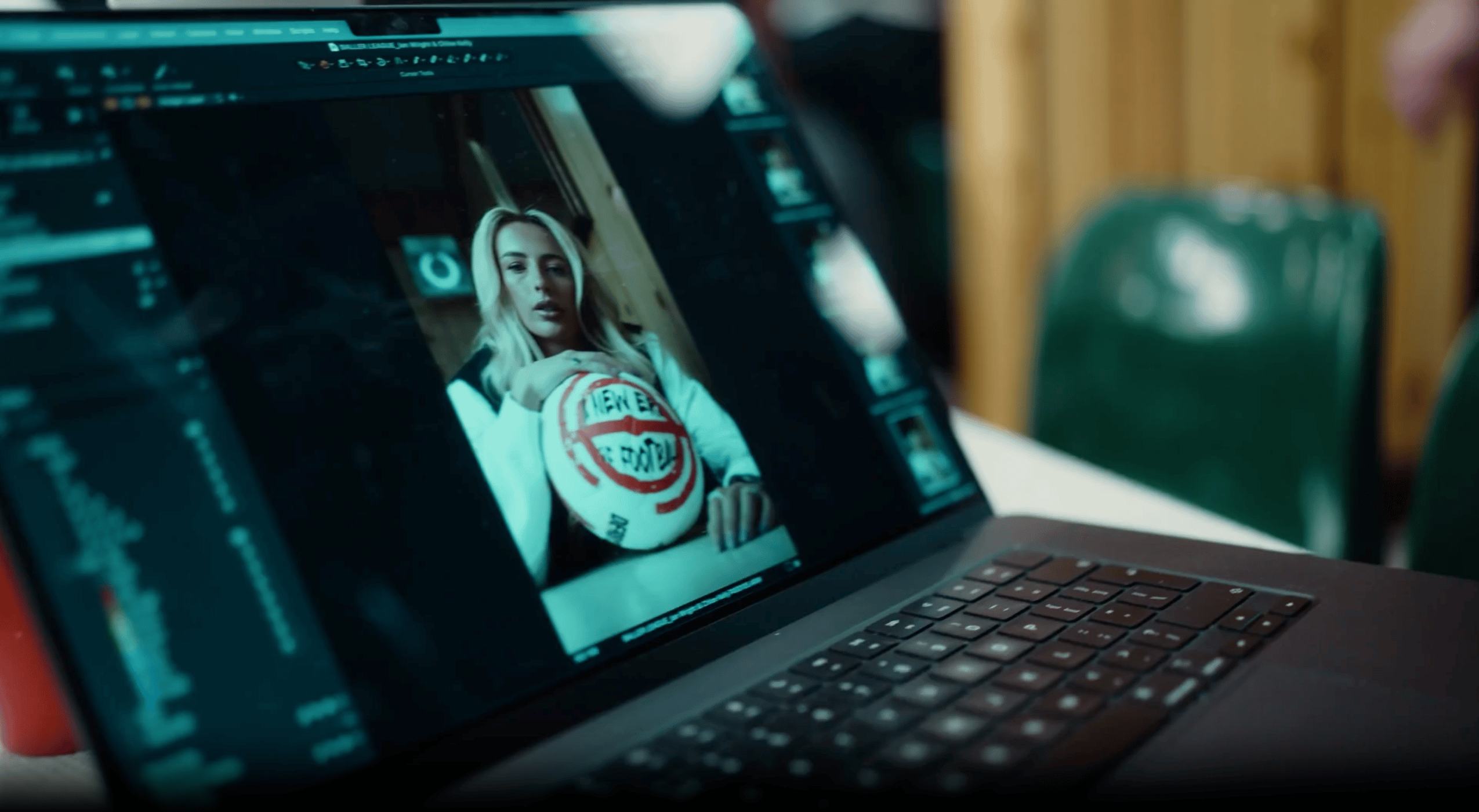 Graphic of a close up of a website depicting an Our Projects page with sample project names and dates.