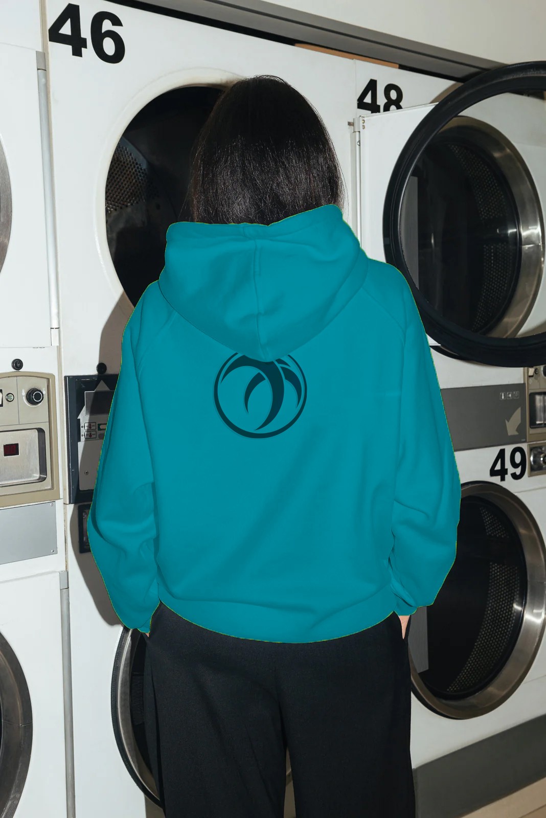 Graphic depicting a hexagonal cropped photo of an interior room design with grid lines along its borders.