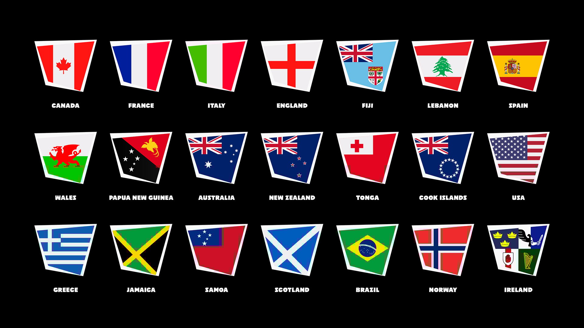 Graphic of a close up of a website depicting an Our Projects page with sample project names and dates.