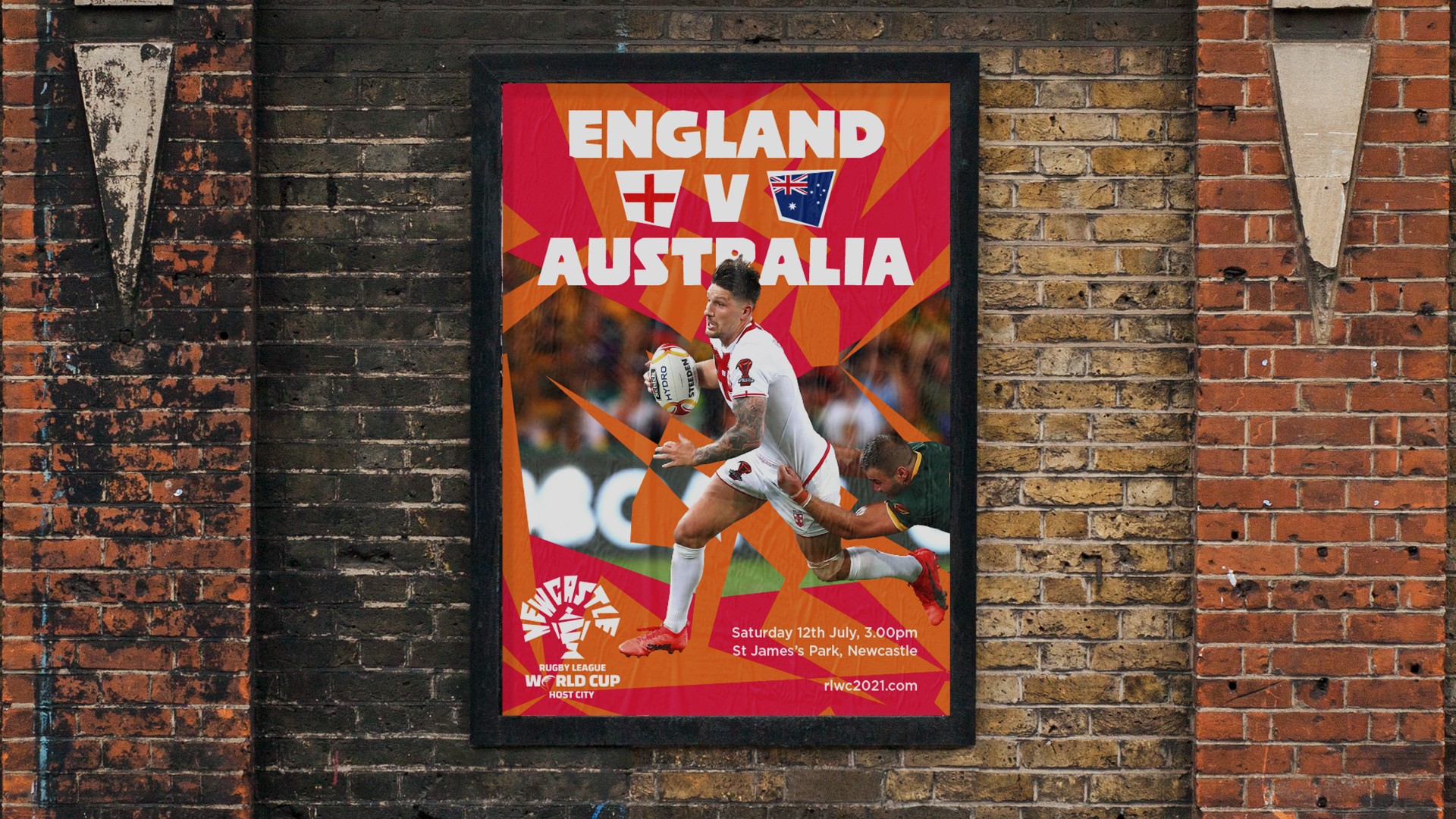 Graphic depicting UI-styled buttons with different categories of interior design items on top of an image of a modern interior living room.