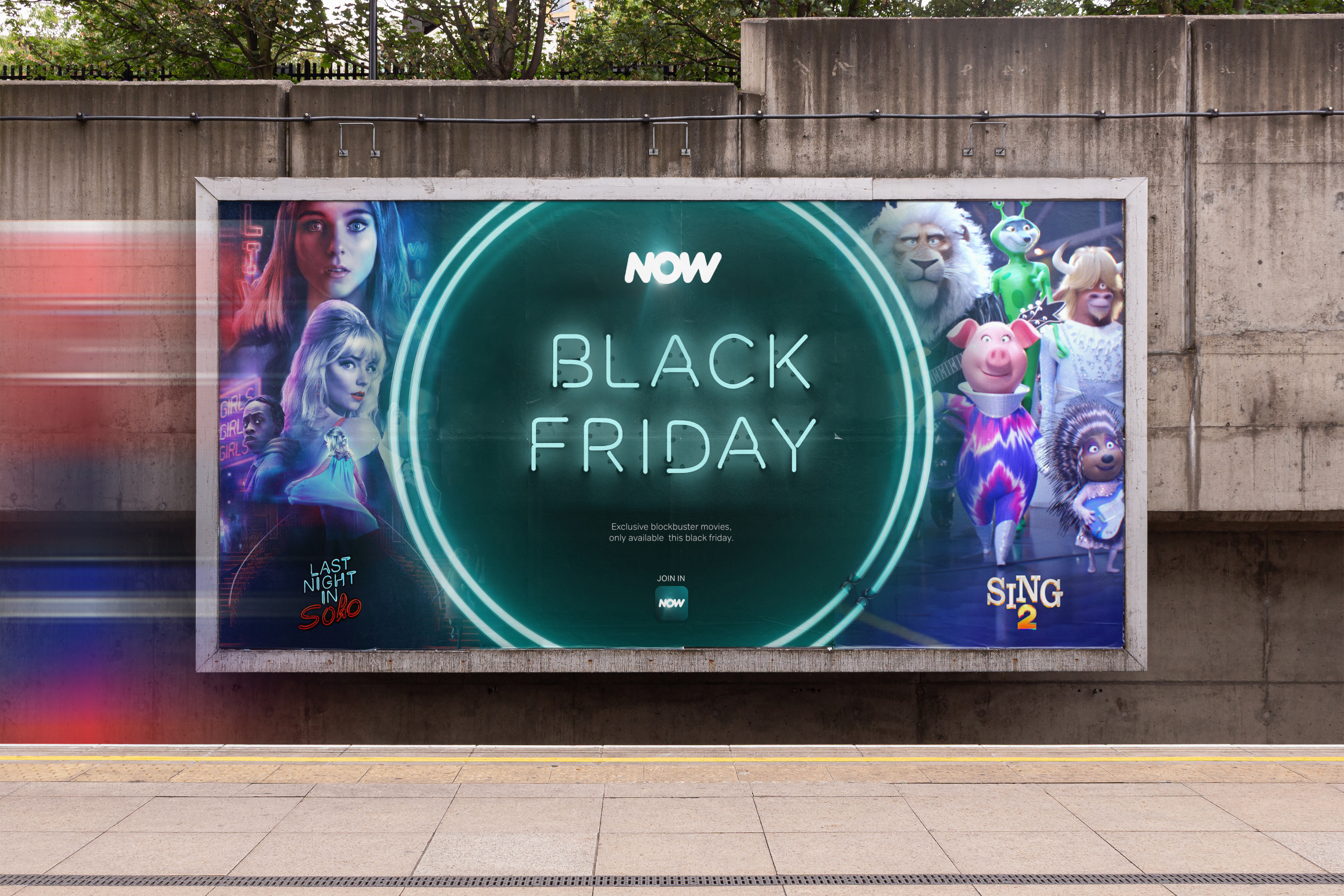 Graphic depicting UI-styled buttons with different categories of interior design items on top of an image of a modern interior living room.