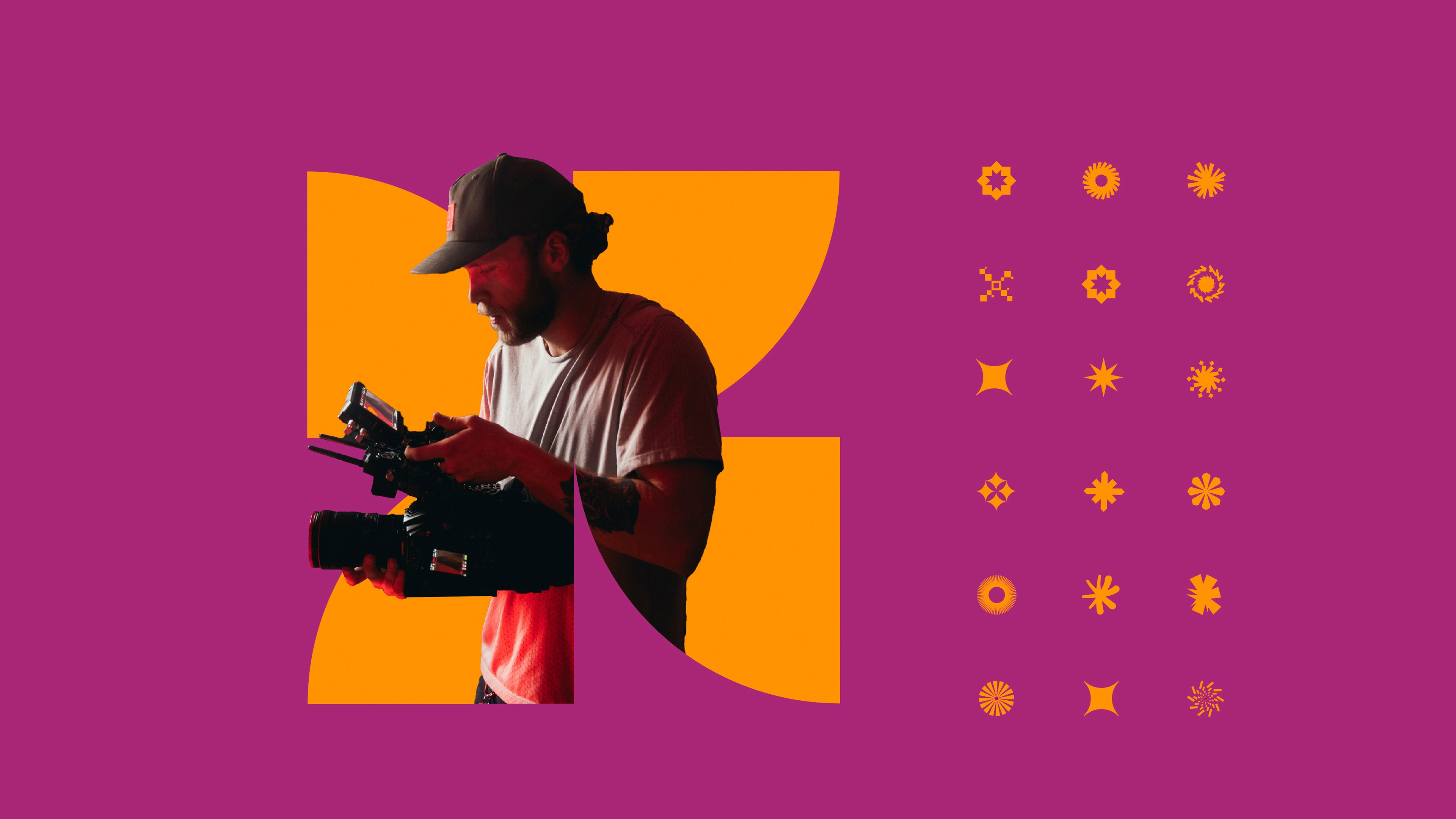 Graphic depicting UI-styled buttons with different categories of interior design items on top of an image of a modern interior living room.