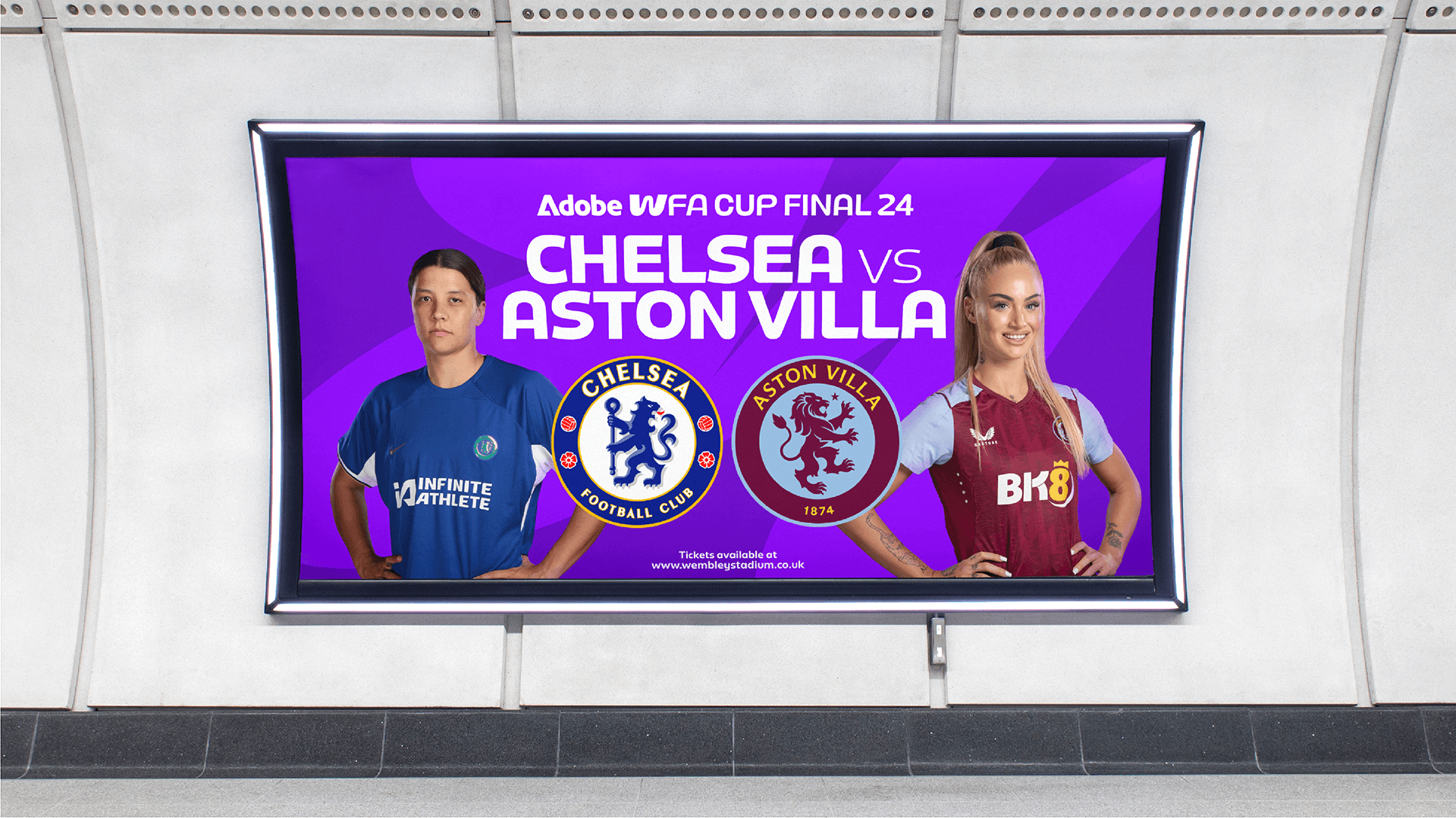 Graphic depicting UI-styled buttons with different categories of interior design items on top of an image of a modern interior living room.