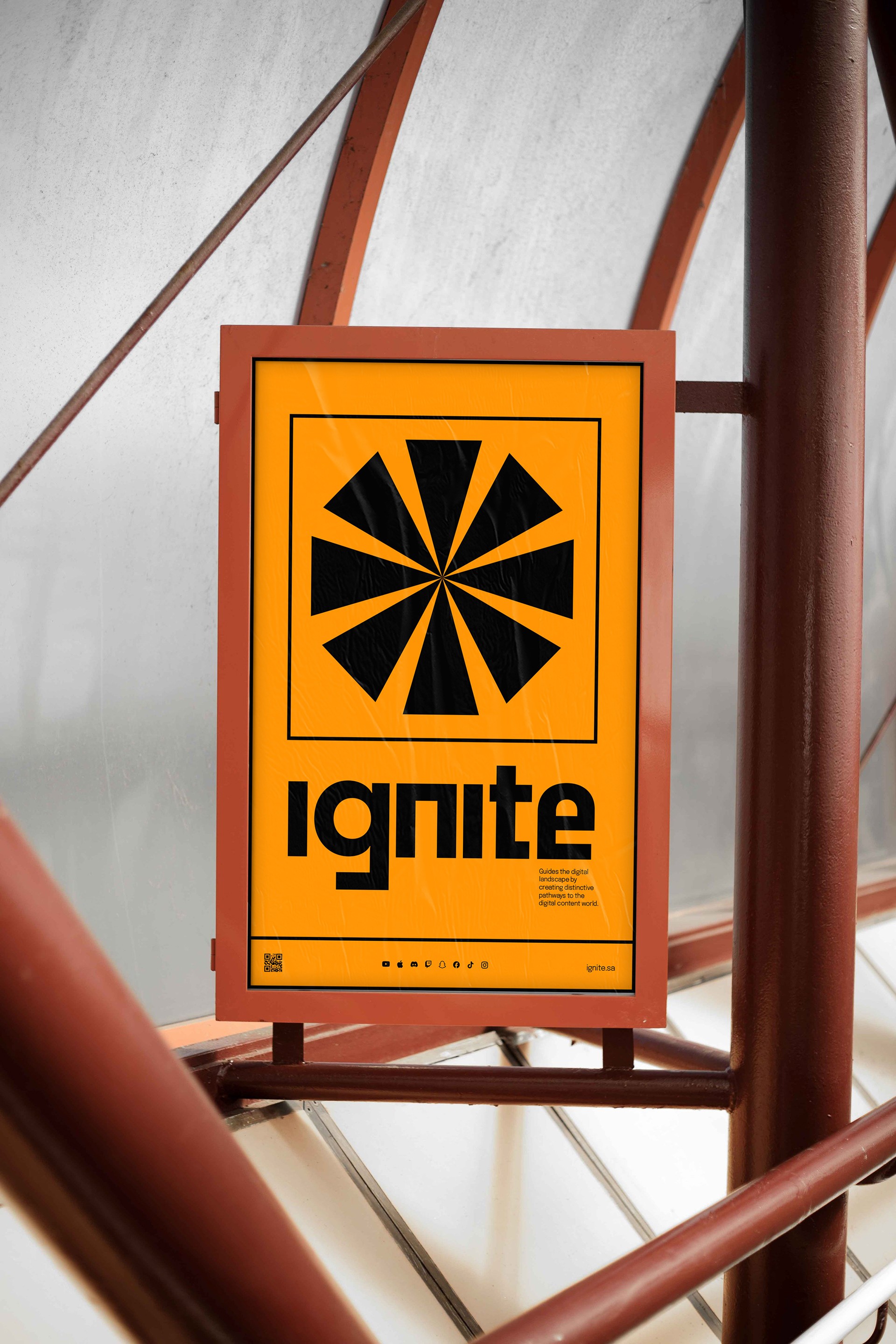 Graphic of a typography specimen showing the alphabet and numerals on top of a dark gray background.